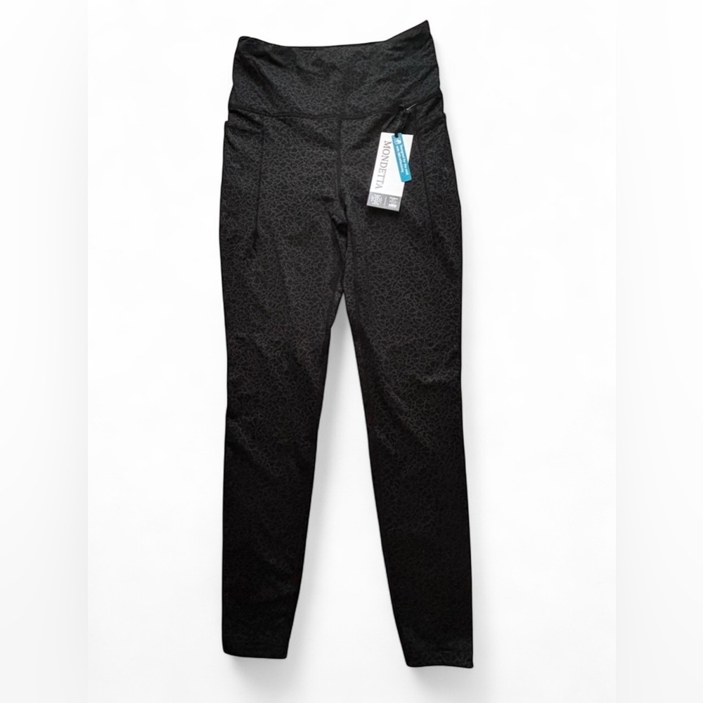 Mondetta Performance Luxury Black High Rise Leggings NWT Size S - Picture 1 of 5